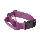 IDC Color&Gray 40 mm széles nyakörv fogóval és cserélhető felirattal, pink