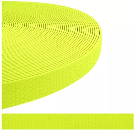 Hexa DryGrip vízálló póráz  - Neon Sárga - 16 mm széles