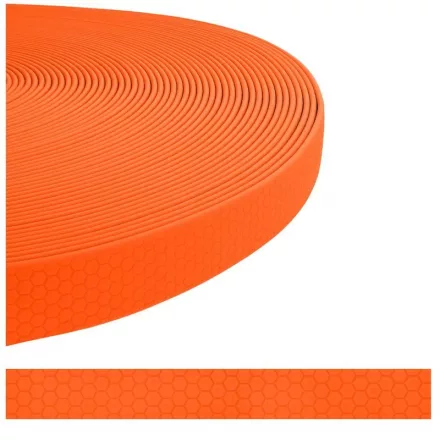 Hexa DryGrip vízálló póráz  - Narancs - 16 mm széles