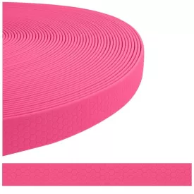 Hexa DryGrip vízálló póráz  - Neon Pink - 16 mm széles