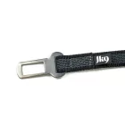 Color & Gray - Biztonsági öv adapter 10-25 kg közötti kutyáknak- fekete-szürke 