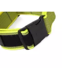 IDC Color&Gray 50 mm széles nyakörv fogóval és cserélhető felirattal, UV sárga