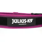 IDC Color&Gray 50 mm széles nyakörv fogóval és cserélhető felirattal, UV pink