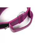 IDC Color&Gray 50 mm széles nyakörv fogóval és cserélhető felirattal, UV pink