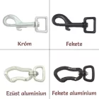 Gumírozott póráz - Narancs/fehér - Fényvisszaverős