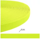 Hexa DryGrip vízálló póráz  - Neon Sárga - 20 mm széles