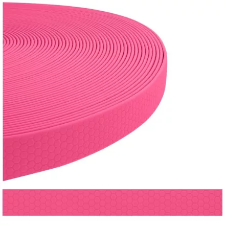 Hexa DryGrip vízálló póráz  - Neon Pink - 20 mm széles