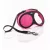 Flexi new comfort  "L" zsinóros automata póráz - pink, 5 méter