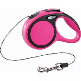   Flexi new comfort  "XS" zsinóros automata póráz - pink, 3 méter