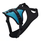 JK9 Longwalk Light kutyahám okoseszköz-tartó hámfelirattal, aquamarine, méret: 2XL 