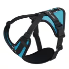 JK9 Longwalk Light kutyahám okoseszköz-tartó hámfelirattal, aquamarine, méret: M 