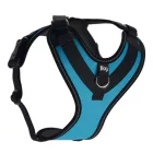 JK9 Longwalk Light kutyahám okoseszköz-tartó hámfelirattal, aquamarine, méret: M 