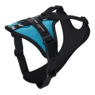 JK9 Longwalk Light kutyahám okoseszköz-tartó hámfelirattal, aquamarine, méret: S