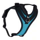 JK9 Longwalk Light kutyahám okoseszköz-tartó hámfelirattal, aquamarine, méret: S