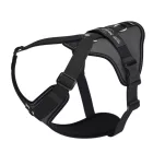 JK9 Longwalk Light kutyahám okoseszköz-tartó hámfelirattal, antrazit, méret: 2XL