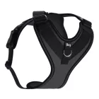 JK9 Longwalk Light kutyahám okoseszköz-tartó hámfelirattal, antrazit, méret: L