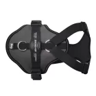 JK9 Longwalk Light kutyahám okoseszköz-tartó hámfelirattal, antrazit, méret: L