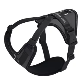   JK9 Longwalk Light kutyahám okoseszköz-tartó hámfelirattal, antracit, méret: M