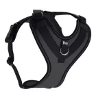 JK9 Longwalk Light kutyahám okoseszköz-tartó hámfelirattal, antracit, méret: M