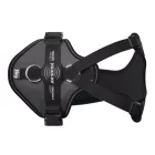 JK9 Longwalk Light kutyahám okoseszköz-tartó hámfelirattal, antracit, méret: M