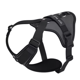   JK9 Longwalk Light kutyahám okoseszköz-tartó hámfelirattal, antracit, méret: XL 