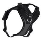 JK9 Longwalk Light kutyahám okoseszköz-tartó hámfelirattal, antracit szürke, méret: XS 