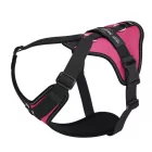 JK9 Longwalk Light kutyahám okoseszköz-tartó hámfelirattal, sötét pink, méret: 2XL 