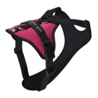 JK9 Longwalk Light kutyahám okoseszköz-tartó hámfelirattal, sötét pink, méret: 2XL 