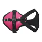 JK9 Longwalk Light kutyahám okoseszköz-tartó hámfelirattal, sötét pink, méret: 2XL 