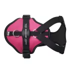 JK9 Longwalk Light kutyahám okoseszköz-tartó hámfelirattal, sötét pink, méret: L