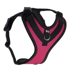 JK9 Longwalk Light kutyahám okoseszköz-tartó hámfelirattal, sötét pink, méret: M