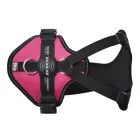 JK9 Longwalk Light kutyahám okoseszköz-tartó hámfelirattal, sötét pink, méret: M