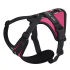 JK9 Longwalk Light kutyahám okoseszköz-tartó hámfelirattal, sötét pink, méret: S