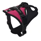 JK9 Longwalk Light kutyahám okoseszköz-tartó hámfelirattal, sötét pink, méret: XS