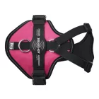 JK9 Longwalk Light kutyahám okoseszköz-tartó hámfelirattal, sötét pink, méret: XS