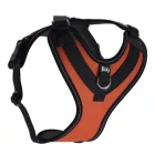 JK9 Longwalk Light kutyahám okoseszköz-tartó hámfelirattal, uv narancs, méret: M