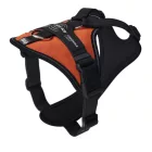 JK9 Longwalk Light kutyahám okoseszköz-tartó hámfelirattal, uv narancs, méret: XS