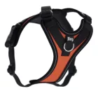 JK9 Longwalk Light kutyahám okoseszköz-tartó hámfelirattal, uv narancs, méret: XS