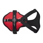 JK9 Longwalk Light kutyahám okoseszköz-tartó hámfelirattal, piros, méret: 2XL