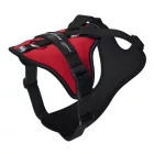 JK9 Longwalk Light kutyahám okoseszköz-tartó hámfelirattal, piros, méret: L