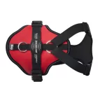 JK9 Longwalk Light kutyahám okoseszköz-tartó hámfelirattal, piros, méret: L