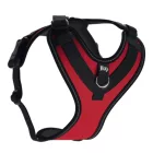 JK9 Longwalk Light kutyahám okoseszköz-tartó hámfelirattal, piros, méret: M