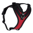 JK9 Longwalk Light kutyahám okoseszköz-tartó hámfelirattal, piros, méret: S 