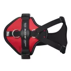 JK9 Longwalk Light kutyahám okoseszköz-tartó hámfelirattal, piros, méret: S 