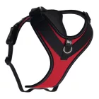 JK9 Longwalk Light kutyahám okoseszköz-tartó hámfelirattal, piros, méret: XL