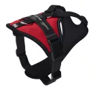 JK9 Longwalk Light kutyahám okoseszköz-tartó hámfelirattal, piros, méret: XS 