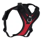 JK9 Longwalk Light kutyahám okoseszköz-tartó hámfelirattal, piros, méret: XS 