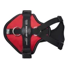 JK9 Longwalk Light kutyahám okoseszköz-tartó hámfelirattal, piros, méret: XS 