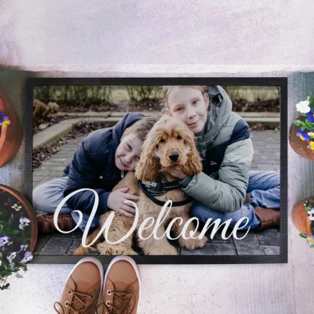 Egyedi fotós lábtörlő kedvencedről 50 x 75 cm