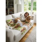 Szuperpuha birkaszőr hatású kutyás fotótakaró 150 x 200 cm 6 képpel